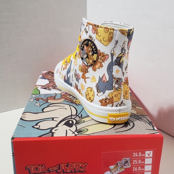 Peanuts Club Tom and Jerry High Top Sneakers - Picture 4 of 4